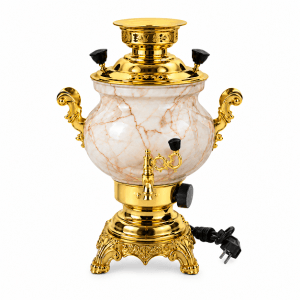 سماور ۸ لیتری گازی طرح سنگی مری فلاور MF-804S